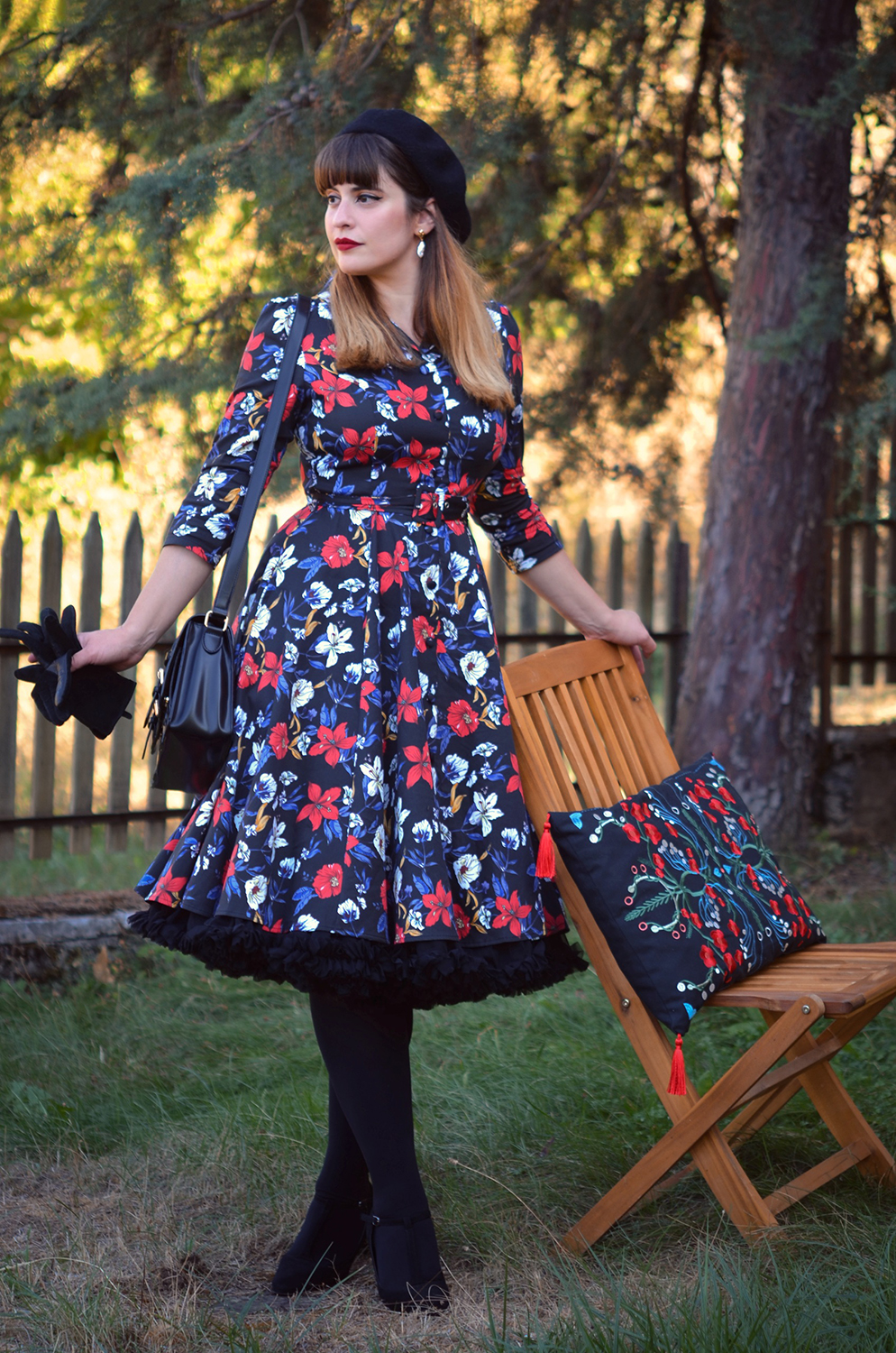 Milly Floral Swing Dress